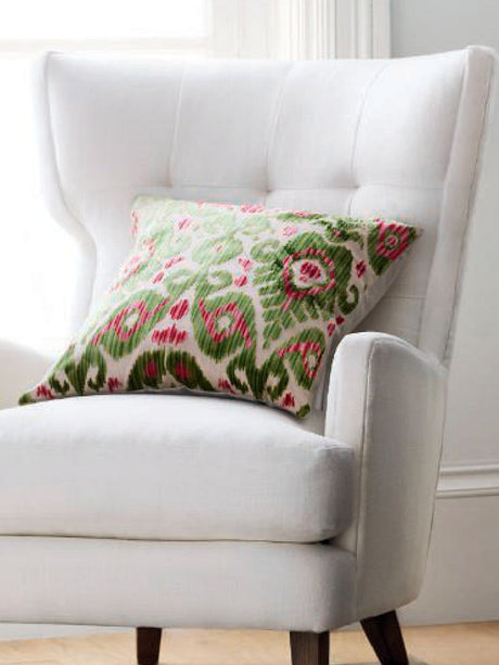 Scalamandre SC 000427015 SPRING GREEN TASHKENT VELVET Fabric - Eade's Wallpaper