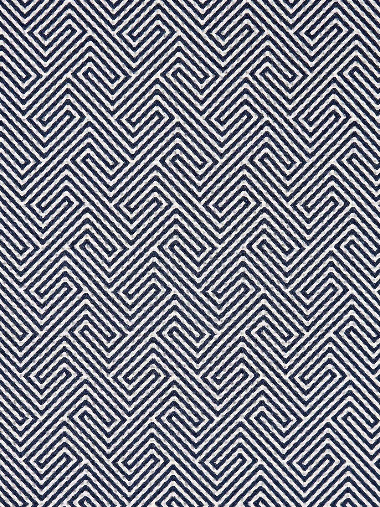 Scalamandre SC 000427030 NAVY LABYRINTH WEAVE Fabric - Eade's Wallpaper