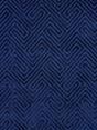 Scalamandre SC 000427060 NAVY MEANDER VELVET Fabric - Eade's Wallpaper