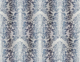 Scalamandre SC 000427093 INDIGO SORRENTO LINEN DAMASK Fabric - Eade's Wallpaper