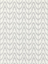 Scalamandre SC 000427103 PEARL CHEVRON EMBROIDERY Fabric - Eade's Wallpaper