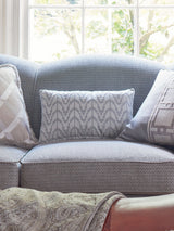 Scalamandre SC 000427103 PEARL CHEVRON EMBROIDERY Fabric - Eade's Wallpaper