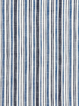 Scalamandre SC 000427116 MARINE BLUE PEMBROKE STRIPE Fabric - Eade's Wallpaper