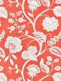 Scalamandre SC 000427151 CORAL KENSINGTON EMBROIDERY Fabric - Eade's Wallpaper