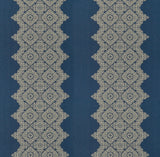 Scalamandre SC 000427168 INDIGO JOSEPHINE Fabric - Eade's Wallpaper