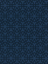 Scalamandre SC 000427198 INDIGO LISBON WEAVE Fabric - Eade's Wallpaper