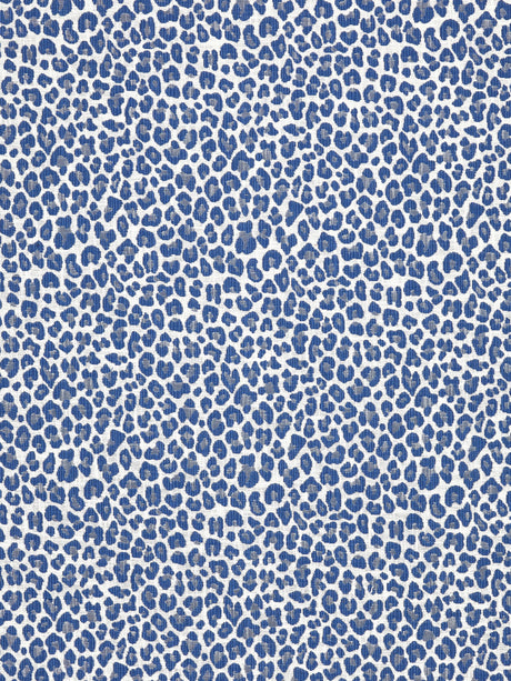 Scalamandre SC 000427316 COBALT BACKYARD BENGAL Fabric - Eade's Wallpaper
