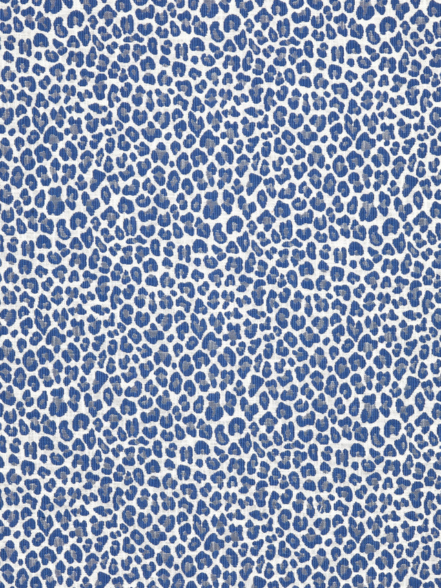 Scalamandre SC 000427316 COBALT BACKYARD BENGAL Fabric - Eade's Wallpaper