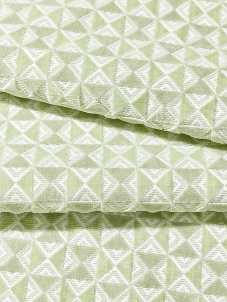 Scalamandre SC 000427324 PISTACHIO PARLOR VELVET Fabric - Eade's Wallpaper
