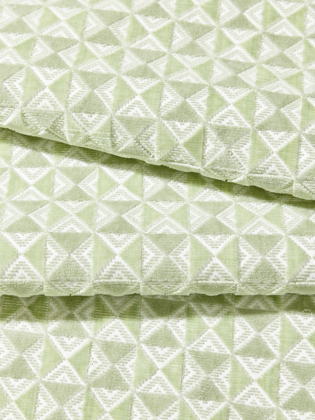 Scalamandre SC 000427324 PISTACHIO PARLOR VELVET Fabric - Eade's Wallpaper