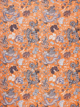 Scalamandre SC 000427327 PERSIMMON BLUE DRAGON TABLEAU Fabric - Eade's Wallpaper