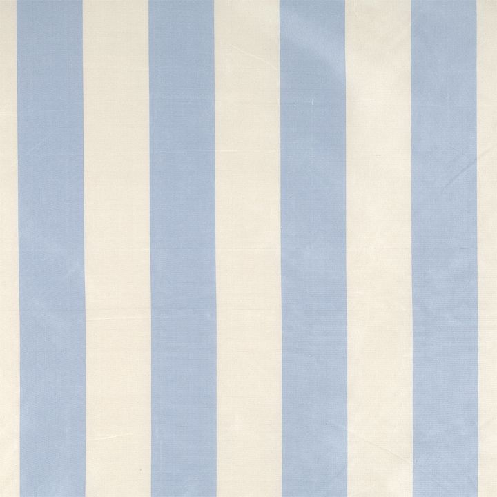 Scalamandre SC 000436196MM BLUE & CREAM CORNWALL STRIPE Fabric - Eade's Wallpaper