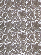 Scalamandre SC 00046218M TAUPE RESIST PRINT Fabric - Eade's Wallpaper