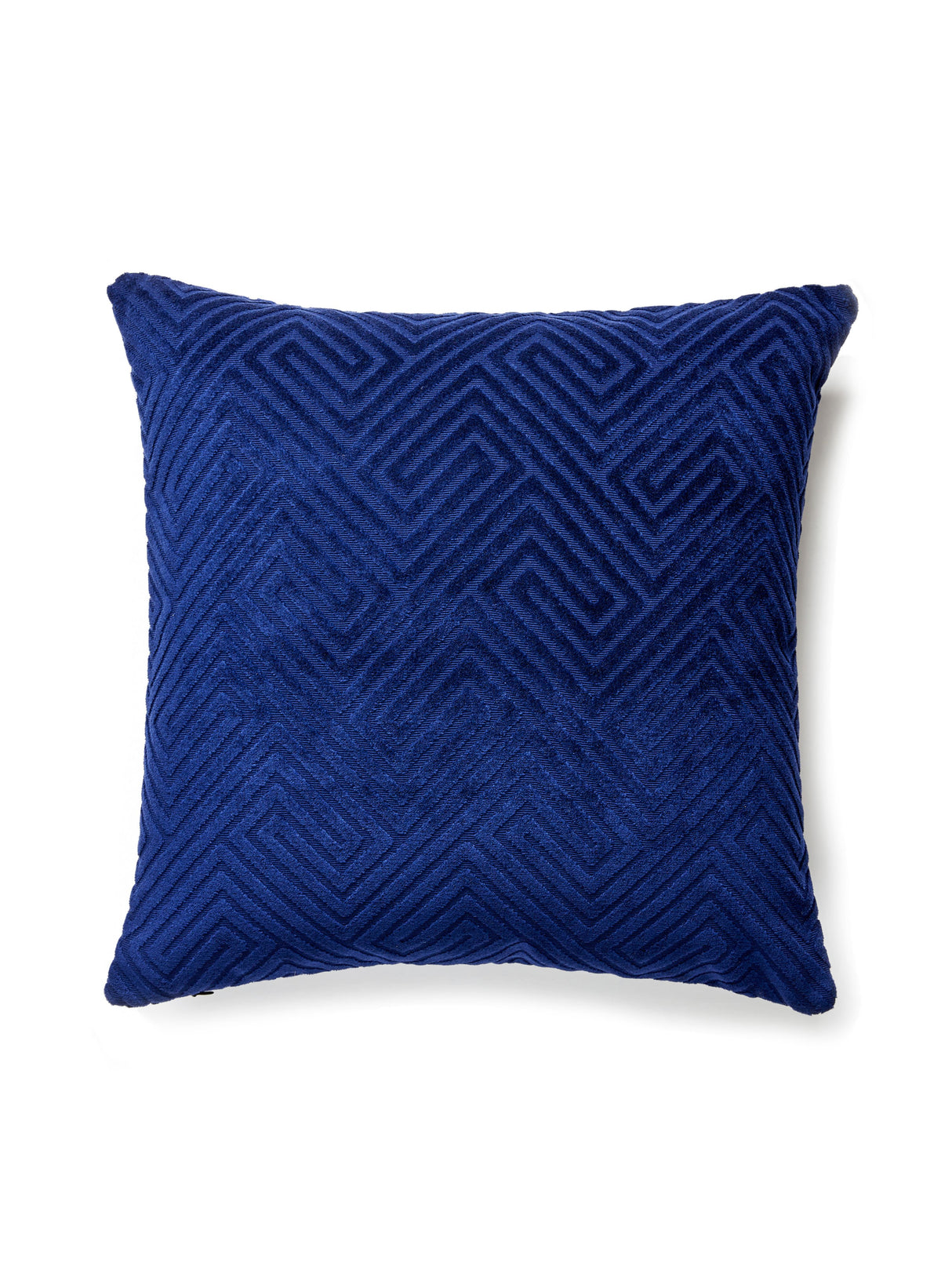 Scalamandre SC 0004MEANPILL MEANDER VELVET OUTDOOR PILLOW - 