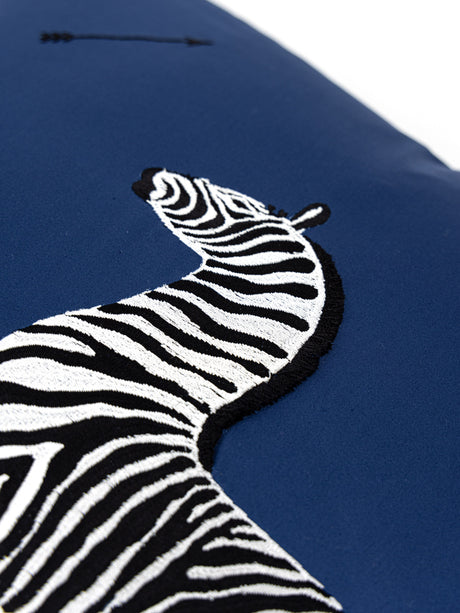 Scalamandre SC 0004SDDS16496 ZEBRAS EMBROIDERED PILLOW - Pil