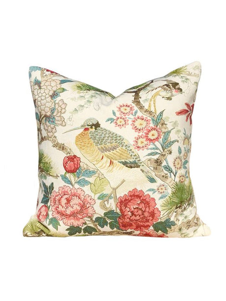 Scalamandre SC 0003SHENPILL SHENYANG LINEN PRINT PILLOW - Pi
