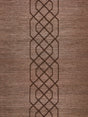 Scalamandre SC 0004WP88385 CHOCOLATE ADELAIDE BEADED SISAL WALLPAPER - Eade's Wallpaper