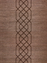 Scalamandre SC 0004WP88385 CHOCOLATE ADELAIDE BEADED SISAL WALLPAPER - Eade's Wallpaper