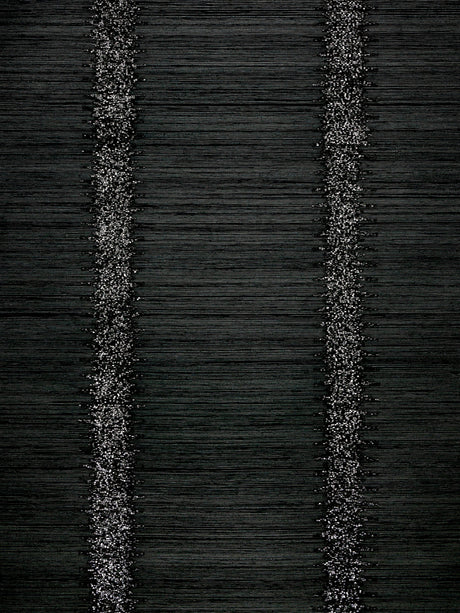 Scalamandre SC 0004WP88386 CARBON VERONICA BEADED GRASSCLOTH WALLPAPER - Eade's Wallpaper