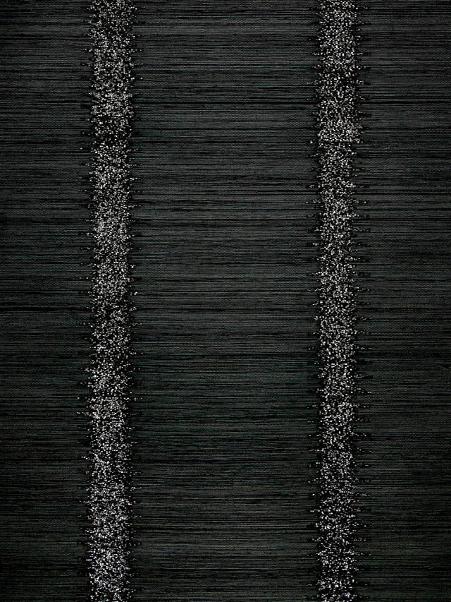 Scalamandre SC 0004WP88386 CARBON VERONICA BEADED GRASSCLOTH WALLPAPER - Eade's Wallpaper