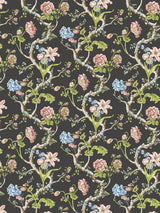 Scalamandre SC 0004WP88432 NOIR ANDREW JACKSON FLORAL WALLPAPER - Eade's Wallpaper