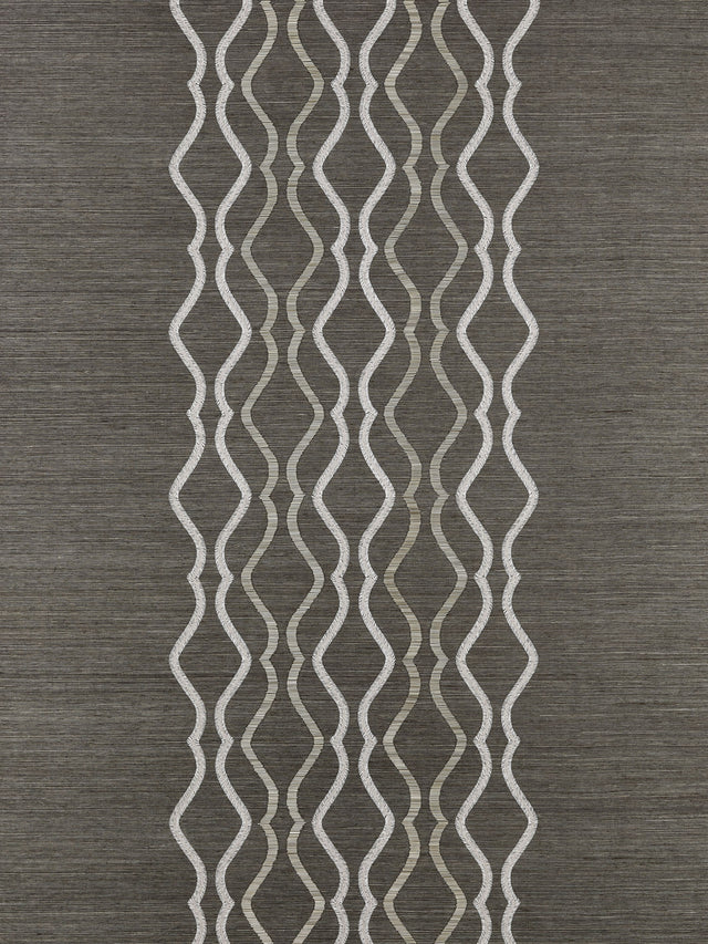 Scalamandre SC 0004WP88447 STERLING VALENTINA EMBELLISHED SISAL WALLPAPER - Eade's Wallpaper