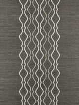 Scalamandre SC 0004WP88447 STERLING VALENTINA EMBELLISHED SISAL WALLPAPER - Eade's Wallpaper