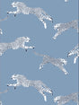Scalamandre SC 0004WP88449 CLOUD NINE LEAPING CHEETAH WALLPAPER - Eade's Wallpaper