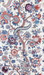 Scalamandre SC 0004WP88561 RED MULTI METROPOLITAN PALAMPORE WALLPAPER - Eade's Wallpaper