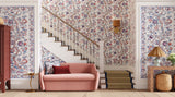 Scalamandre SC 0004WP88561 RED MULTI METROPOLITAN PALAMPORE WALLPAPER - Eade's Wallpaper