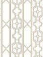 Scalamandre SC 0004WP88582D TAUPE JOANNA FRET WALLPAPER - Eade's Wallpaper