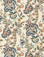 Scalamandre SC 0004WP88589 MULTI ON CREAM CUMBRIA WALLPAPER - Eade's Wallpaper