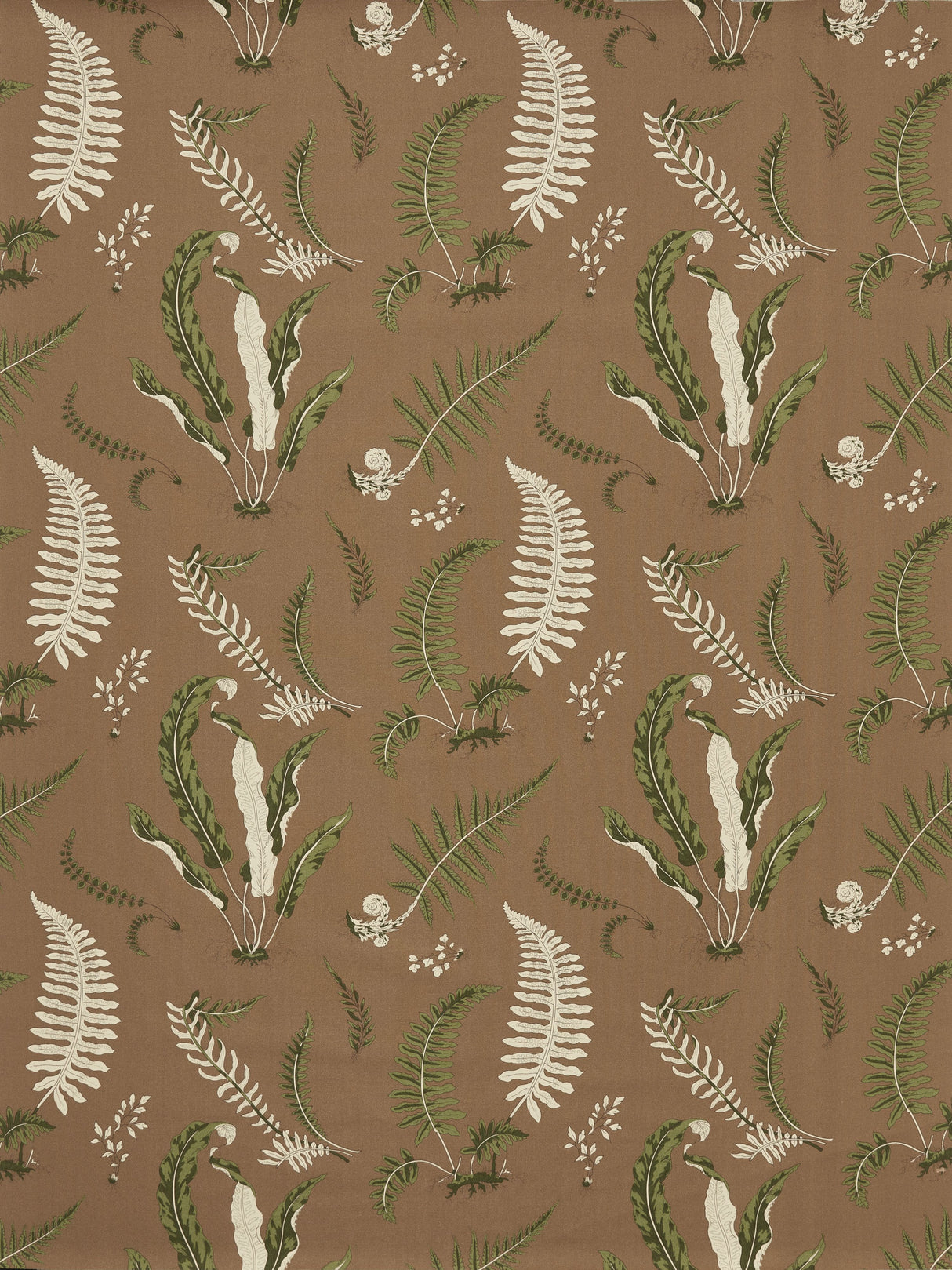 Scalamandre SC 000516425 GREENS ON BROWN ELSIE DE WOLFE OUTDOOR Fabric - Eade's Wallpaper