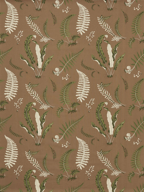 Scalamandre SC 000516425 GREENS ON BROWN ELSIE DE WOLFE OUTDOOR Fabric - Eade's Wallpaper