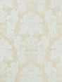 Scalamandre SC 000520166M MIST GREY ON BLUE STRIE DAMASCO SIENESE Fabric - Eade's Wallpaper