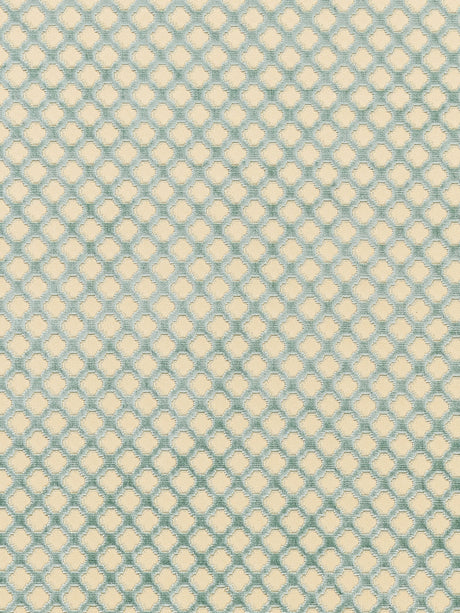 Scalamandre SC 000526692 BLUE ON BEIGE POMFRET - SILK Fabric - Eade's Wallpaper