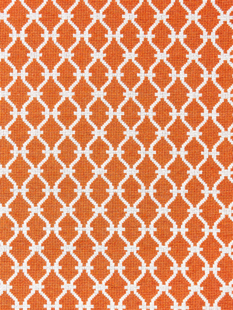 Scalamandre SC 000527009 MANDARIN TRELLIS WEAVE Fabric - Eade's Wallpaper