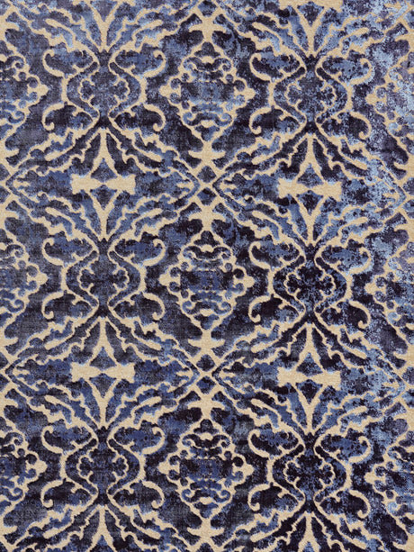Scalamandre SC 000527084 INDIGO PALAZZO VELVET Fabric - Eade's Wallpaper