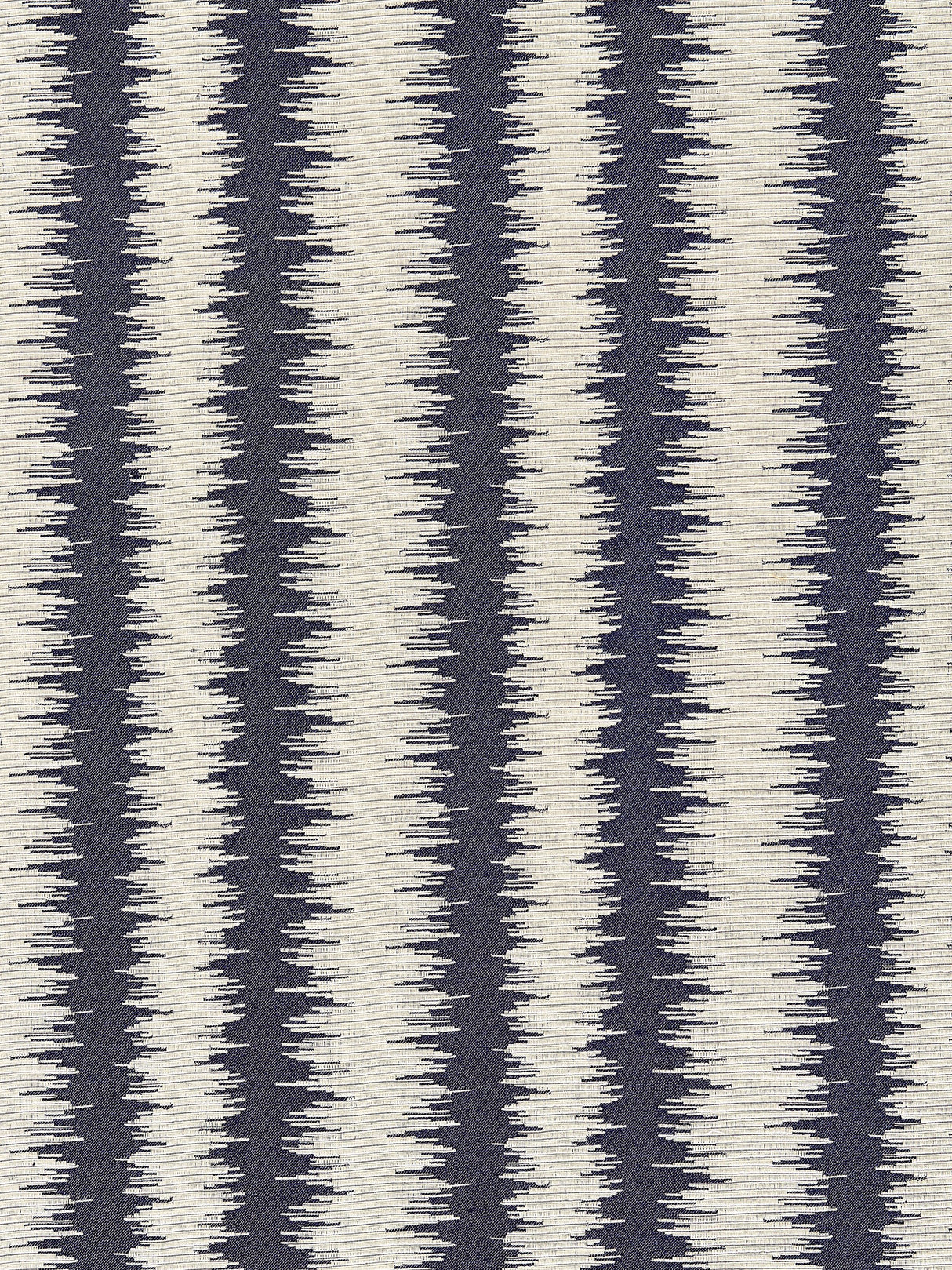 Scalamandre SC 000527138 INDIGO KONYA IKAT STRIPE Fabric - Eade's Wallpaper