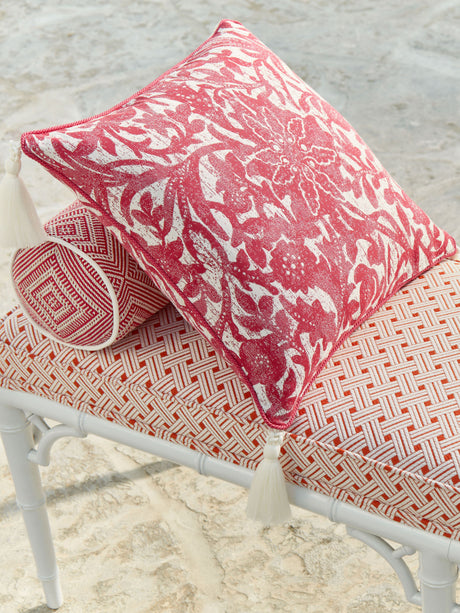 Scalamandre SC 000527195 HIBISCUS BALI FLORAL Fabric - Eade's Wallpaper