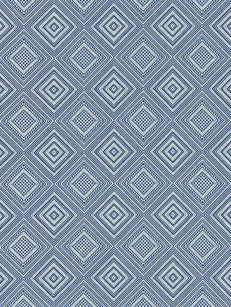 Scalamandre SC 000527197 INDIGO ANTIGUA WEAVE Fabric - Eade's Wallpaper