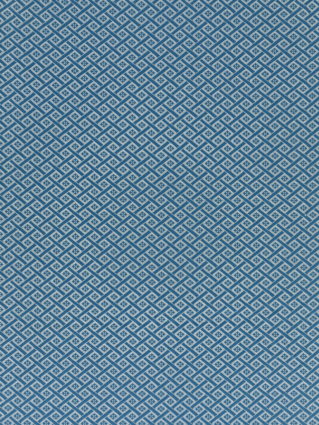 Scalamandre SC 000527223 BLUEBELL DIAMANTE MATELASSE Fabric - Eade's Wallpaper