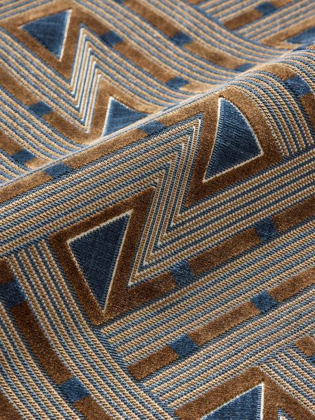 Scalamandre SC 000527323 DARK WALNUT KASAI VELVET Fabric - Eade's Wallpaper