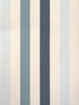 Scalamandre SC 000530100M BLUE & CREAM LA VALLIERE RAYURE Fabric - Eade's Wallpaper