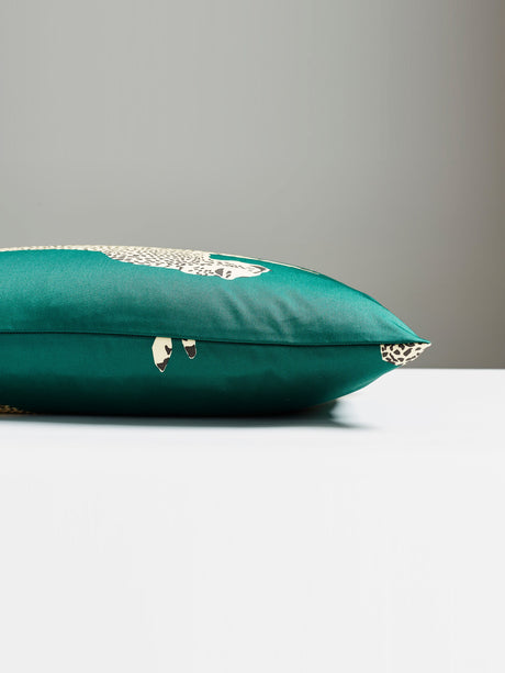 Scalamandre SC 0005LCHEETPIL LEAPING CHEETAH LUMBAR PILLOW -