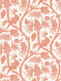 Scalamandre SC 0005WP88355 MANDARIN BALINESE PEACOCK WALLPAPER - Eade's Wallpaper