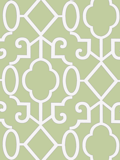 Scalamandre SC 0005WP88356 PEAR MING FRETWORK WALLPAPER - Eade's Wallpaper