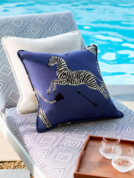 Scalamandre SC 0005ZEBRAOUT ZEBRAS OUTDOOR PILLOW - Pillow C