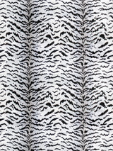 Scalamandre SC 000626167MMA OFF-WHITE & BLACK TIGRE Fabric - Eade's Wallpaper