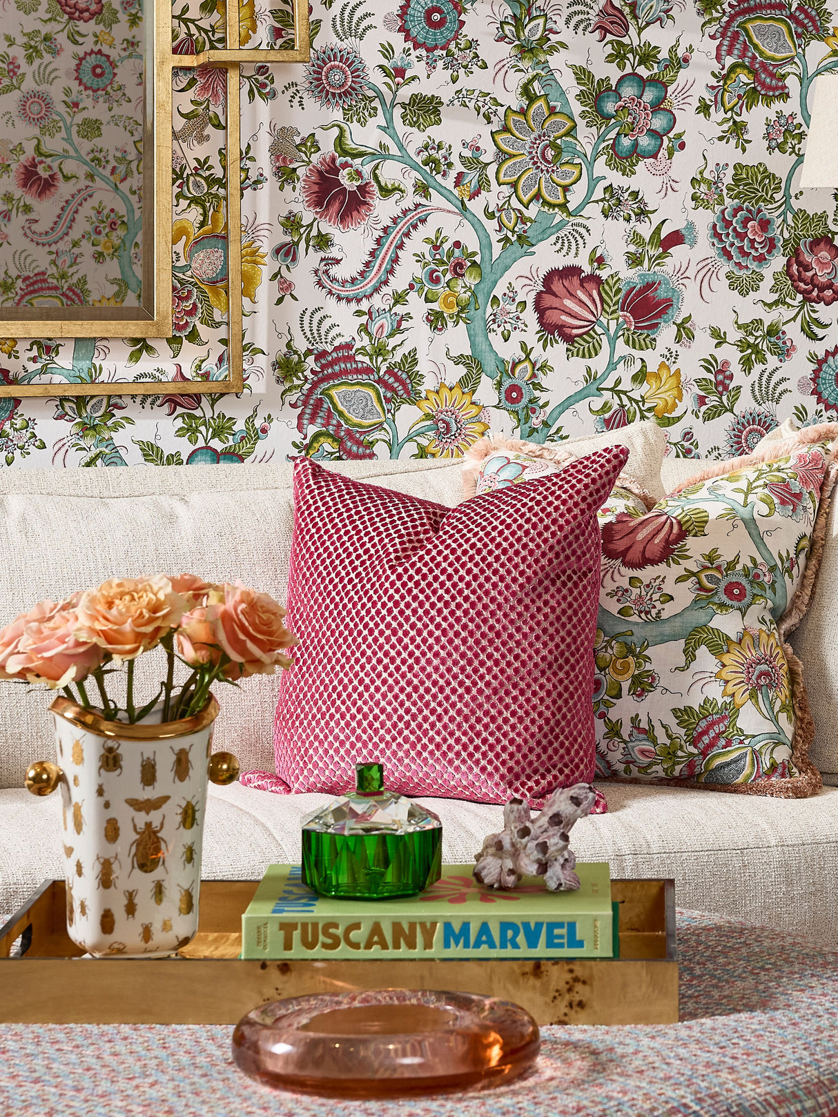 Scalamandre SC 000627022 FRAMBOISE ETOSHA VELVET Fabric - Eade's Wallpaper